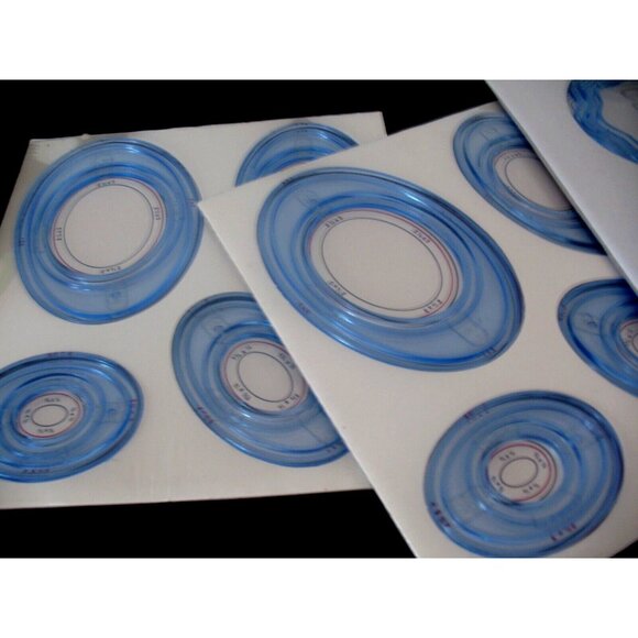 Creative Memories Custom Cutting, mat blades, Ovals, Circles, Celestial Patterns